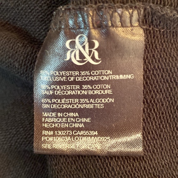 Rock & Republic - men’s French Terry full zip. Size XXL - Picture 4 of 9